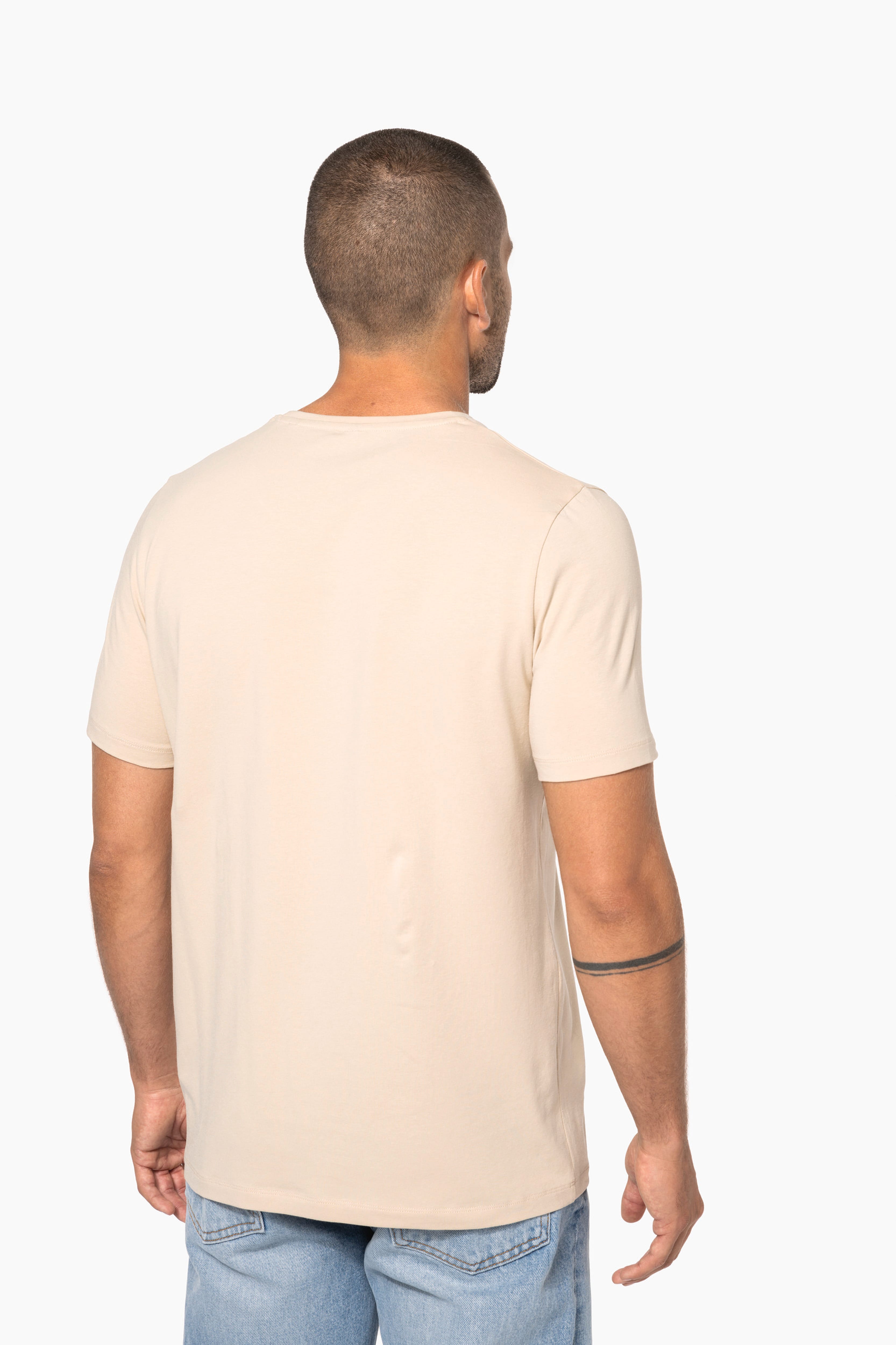 Tee-shirt manches courtes col rond - 15,00€ - Armand Thiery