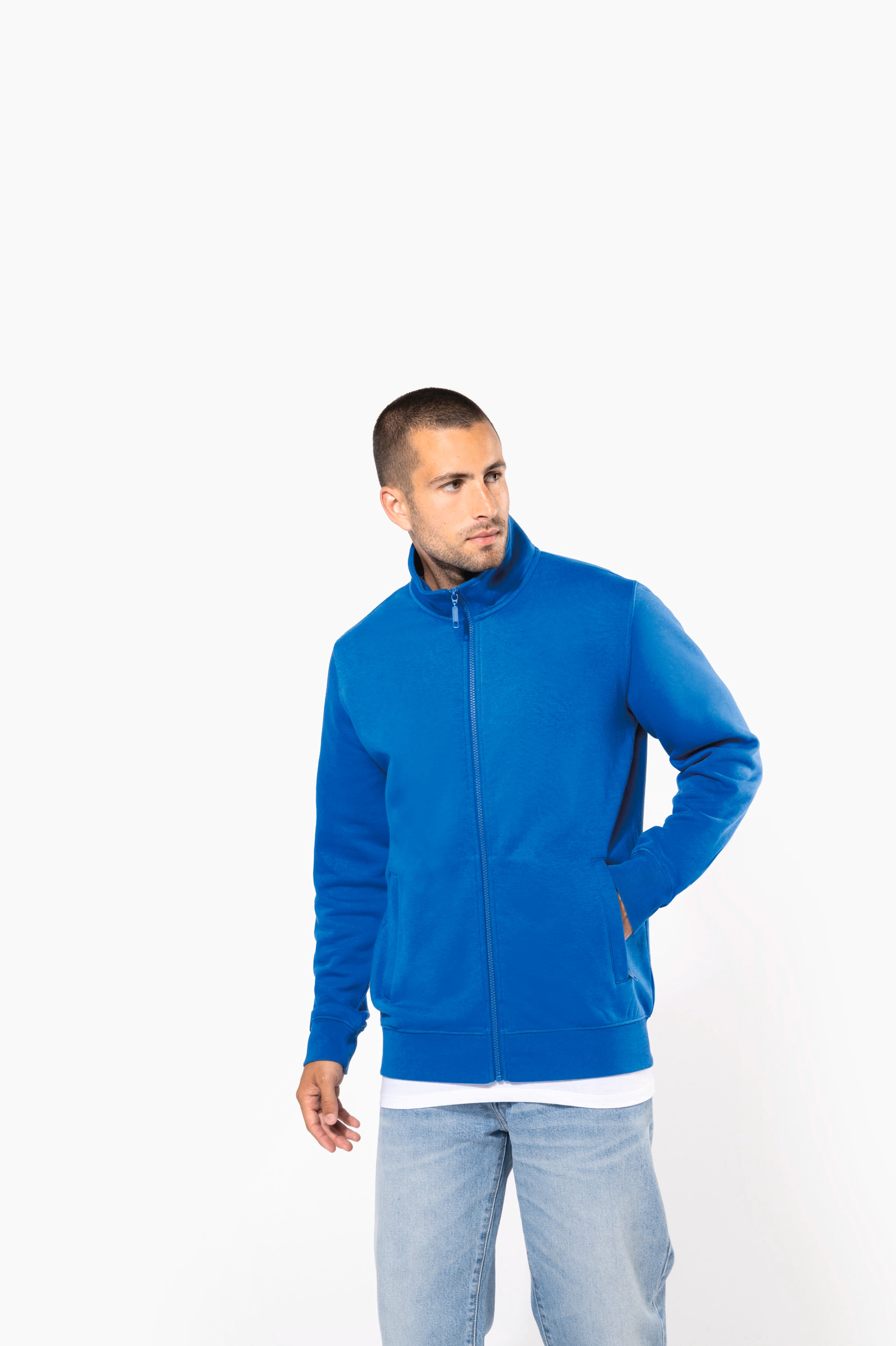 Veste Caterina Leman Bleue - Taille 36 (UK 10) - Style Blazer - Occasion Très Bon état