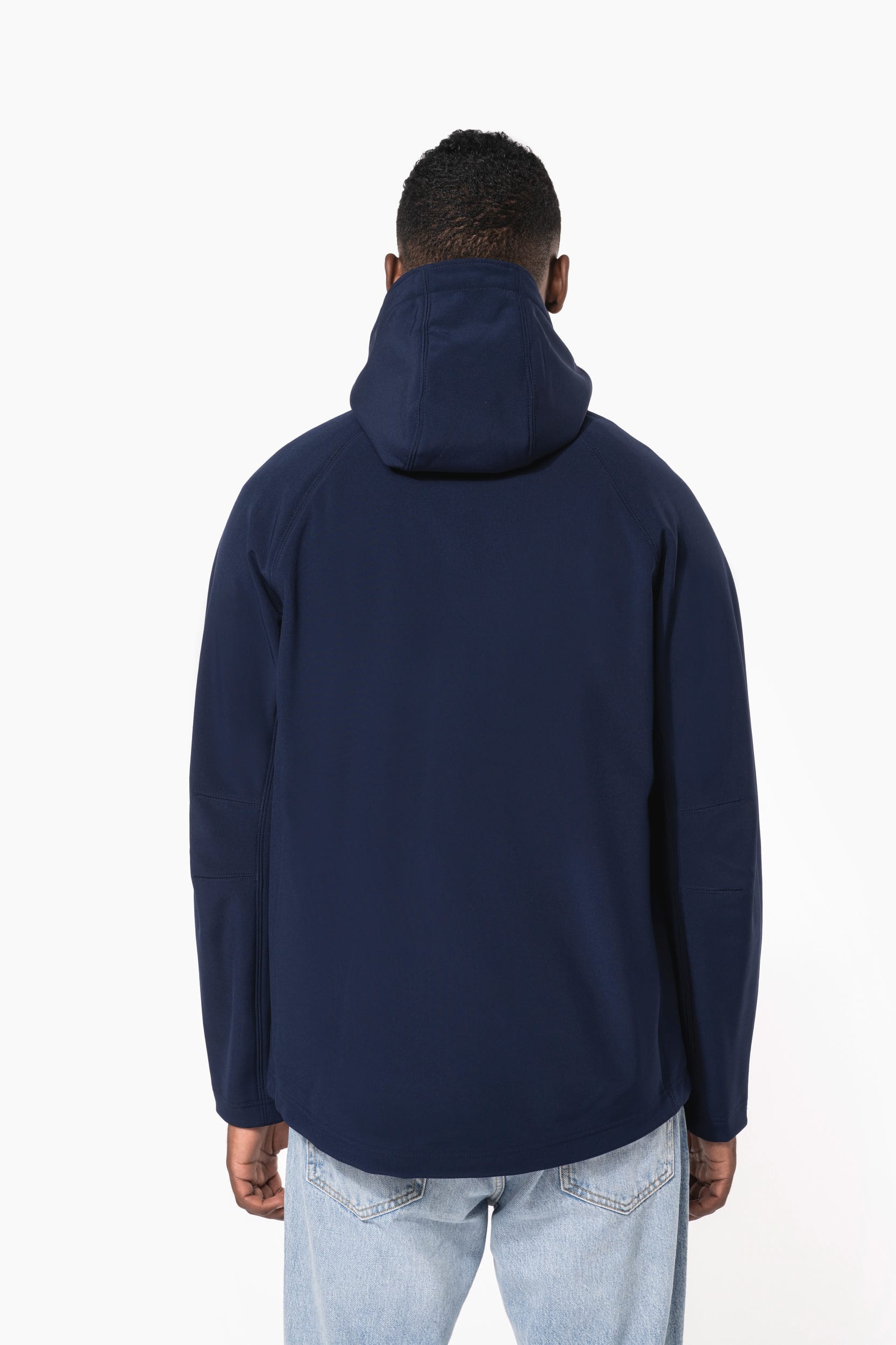 K413 | Veste softshell à capuche amovible homme