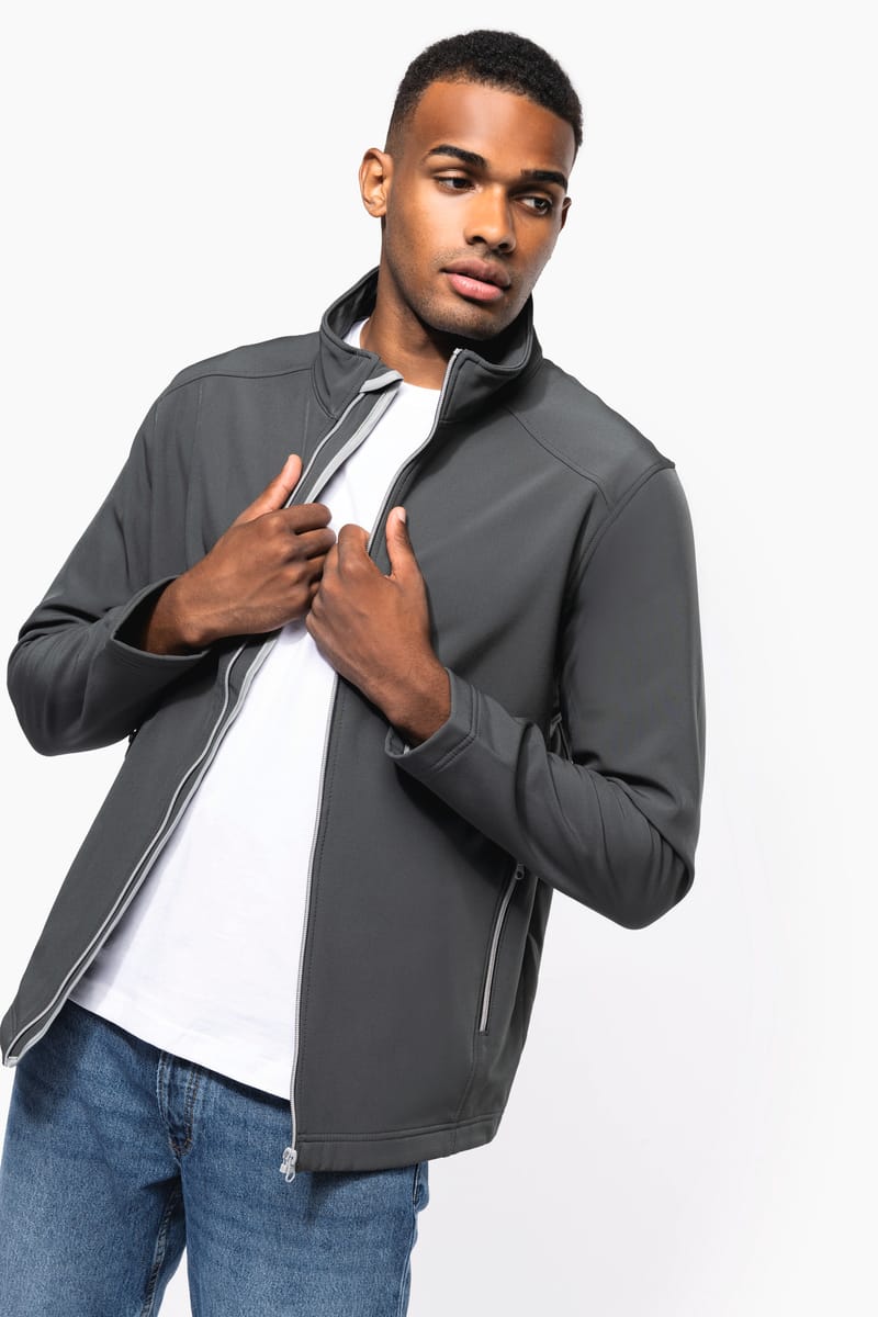 kariban Veste Softshell 2 couches homme