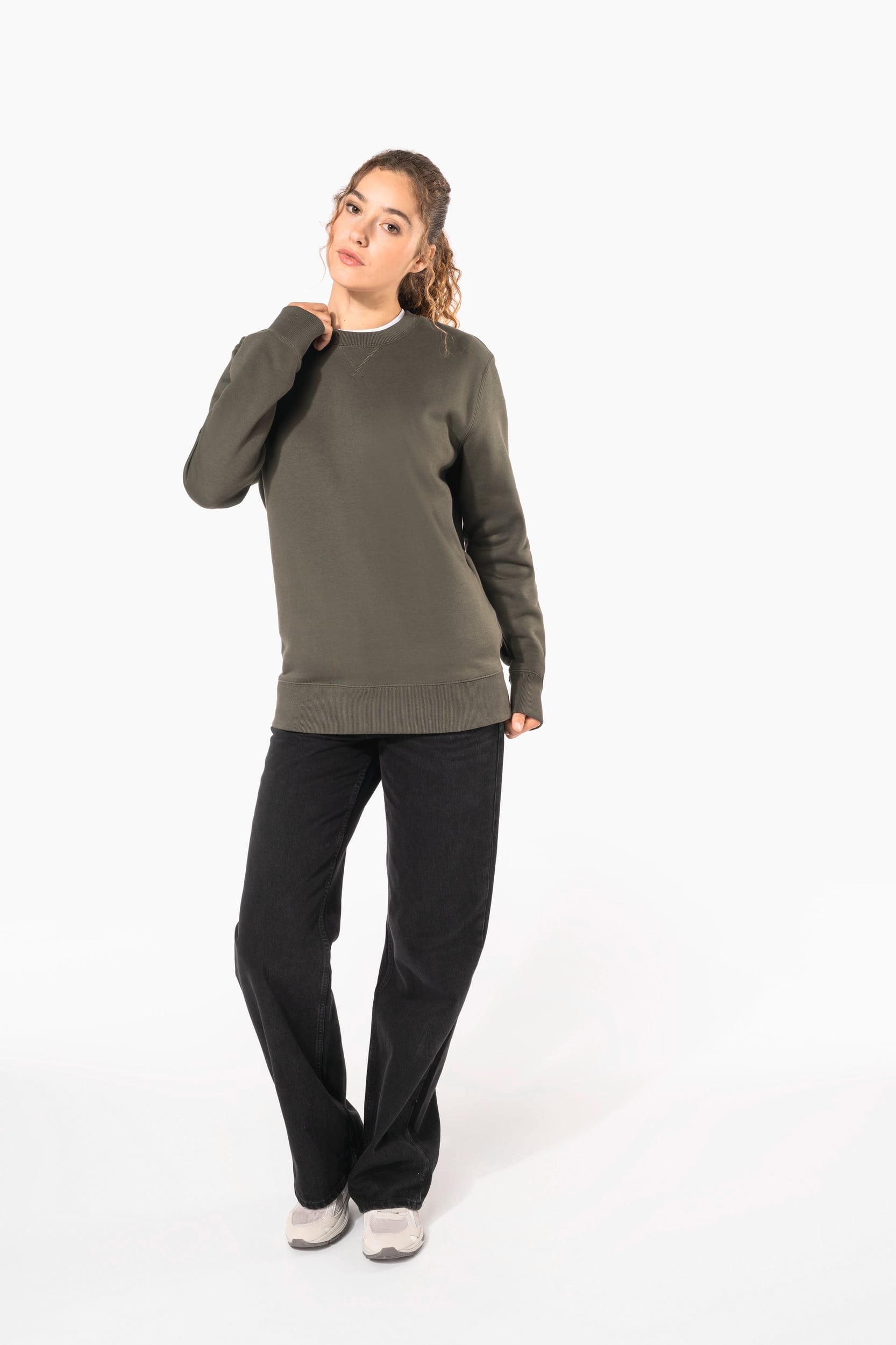K442 | Sweat-shirt col rond unisexe