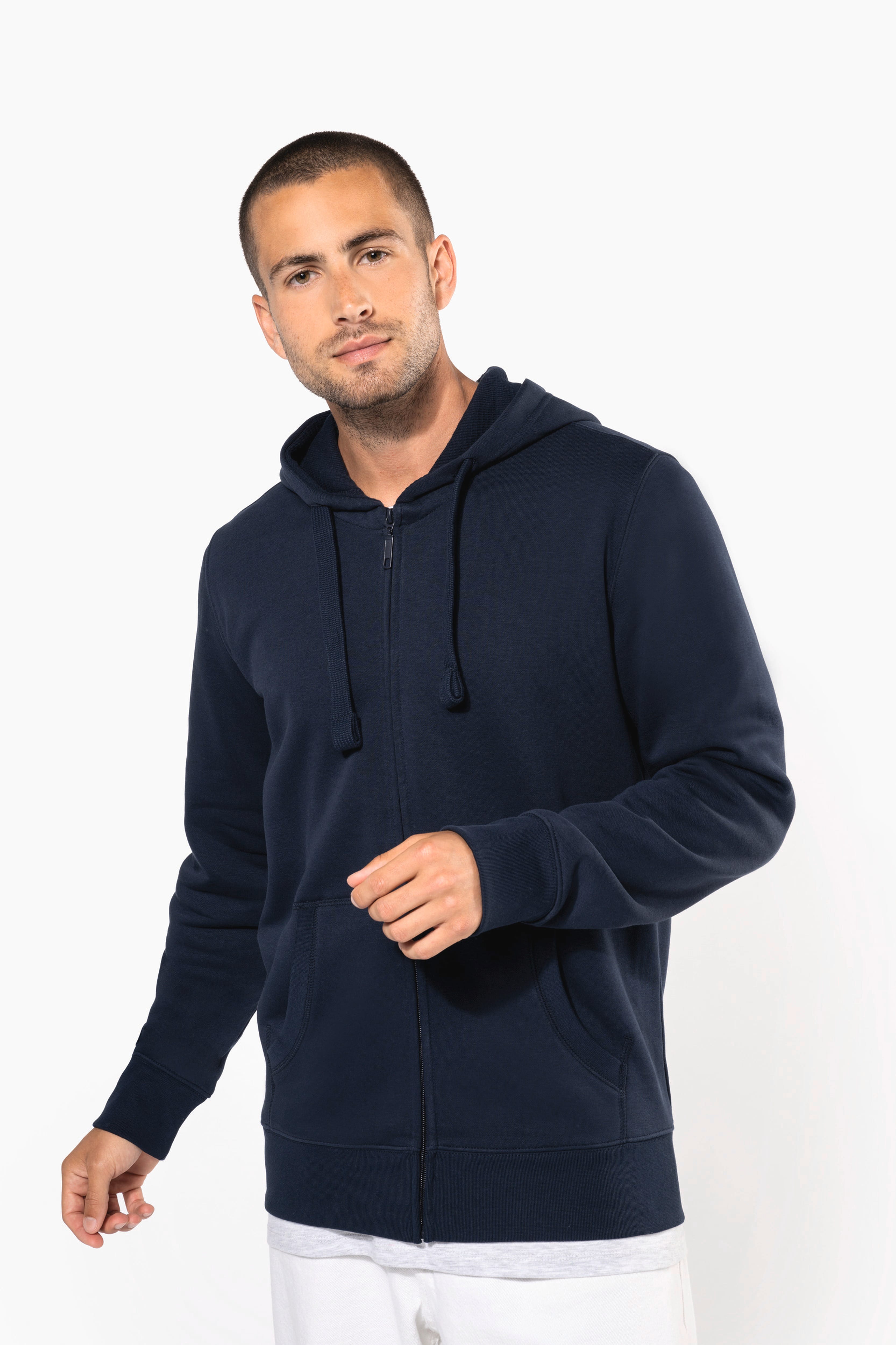 Baggy Style Heavyweight 500 Gsm Sweat à capuche zippé Air Cotton Oversized Boxy