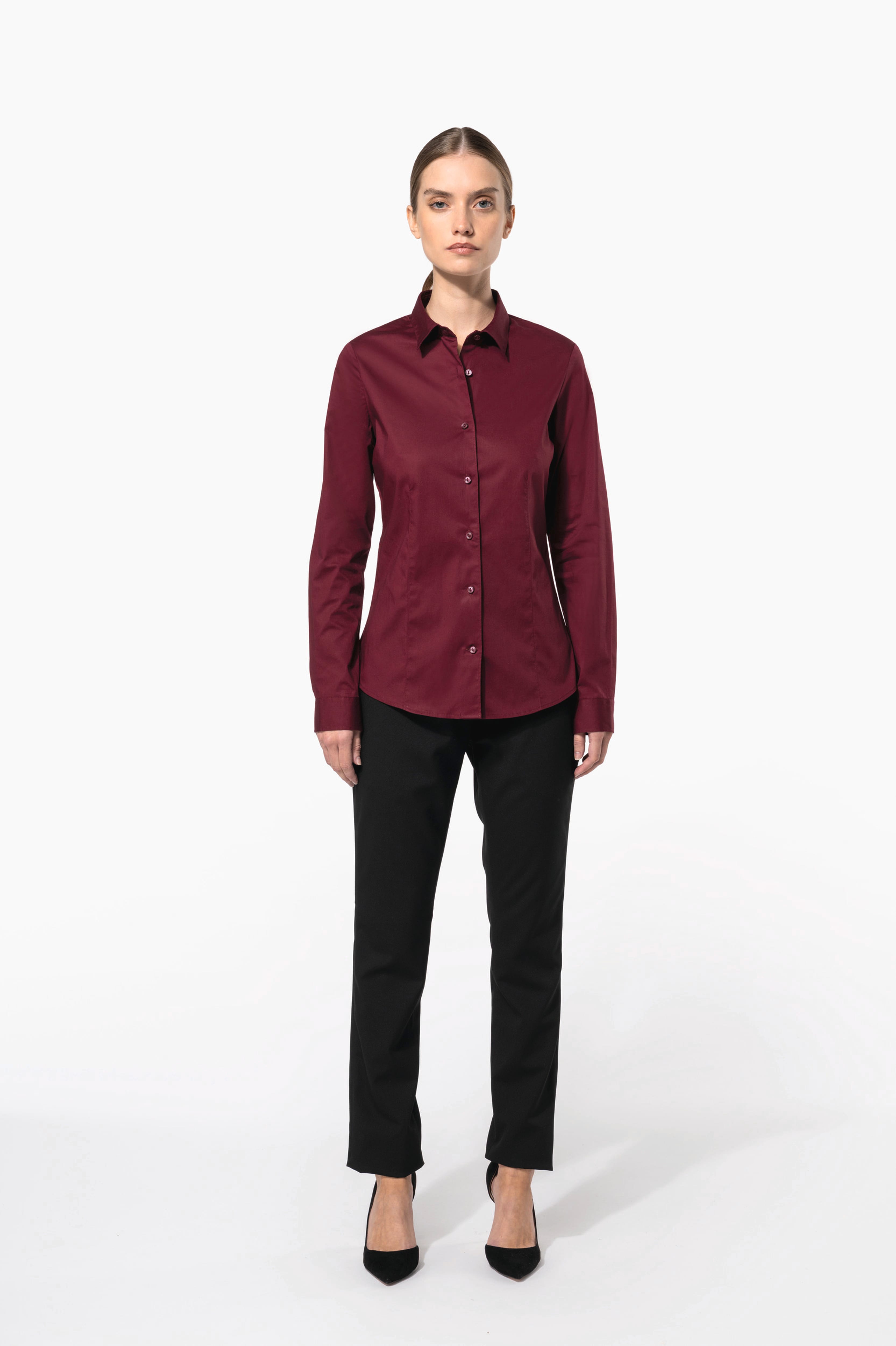 Chemisette Homme Black Needle Blanc Et Marron à Pois - Taille M (T38), Coton/élasthanne, Occasion Très Bon état