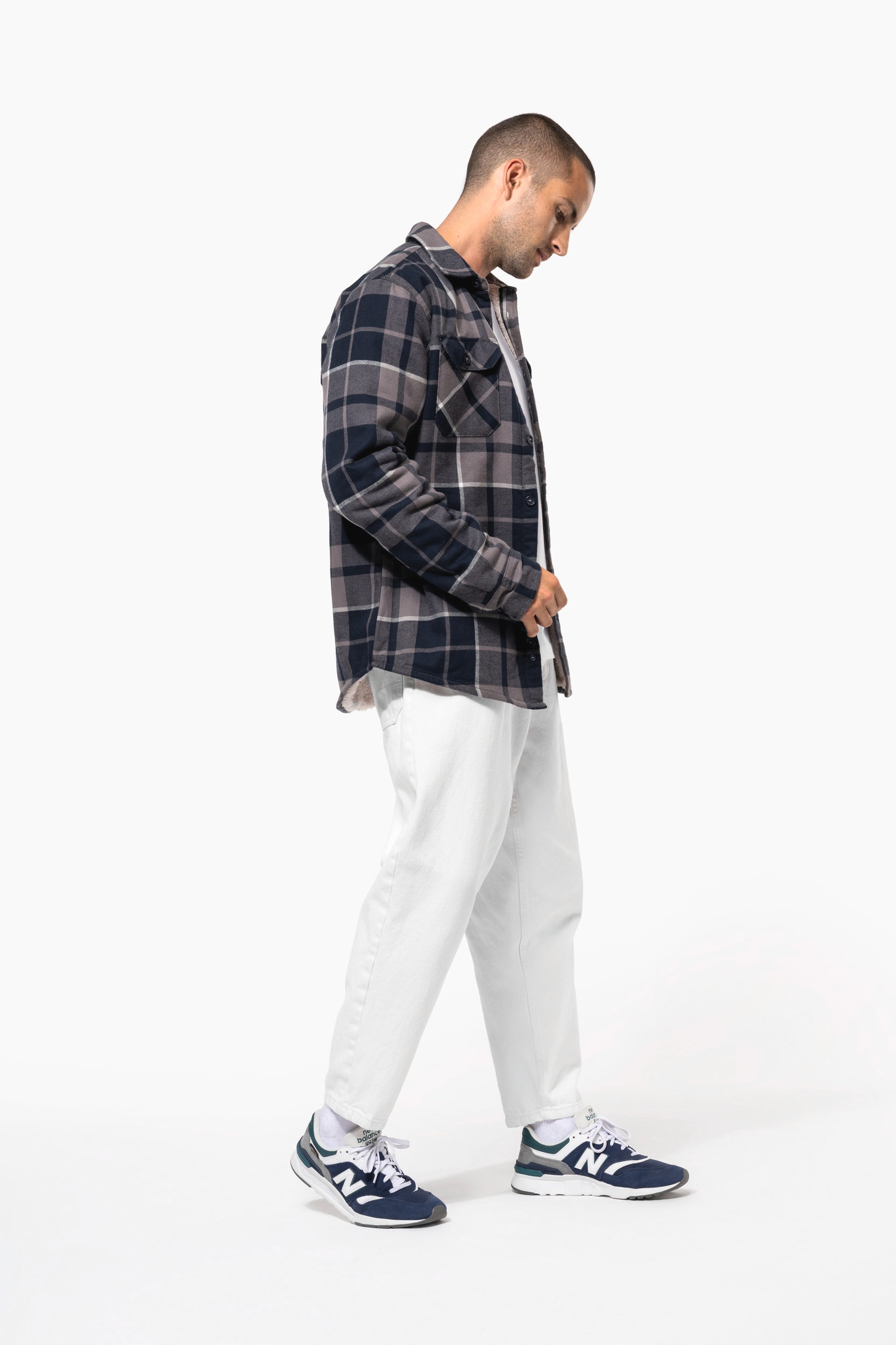 Pull thermique doublé Sherpa pour homme - Chemises