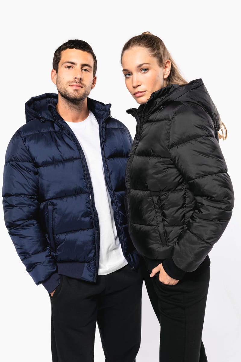 kariban Veste unisexe ripstop recyclée à capuche