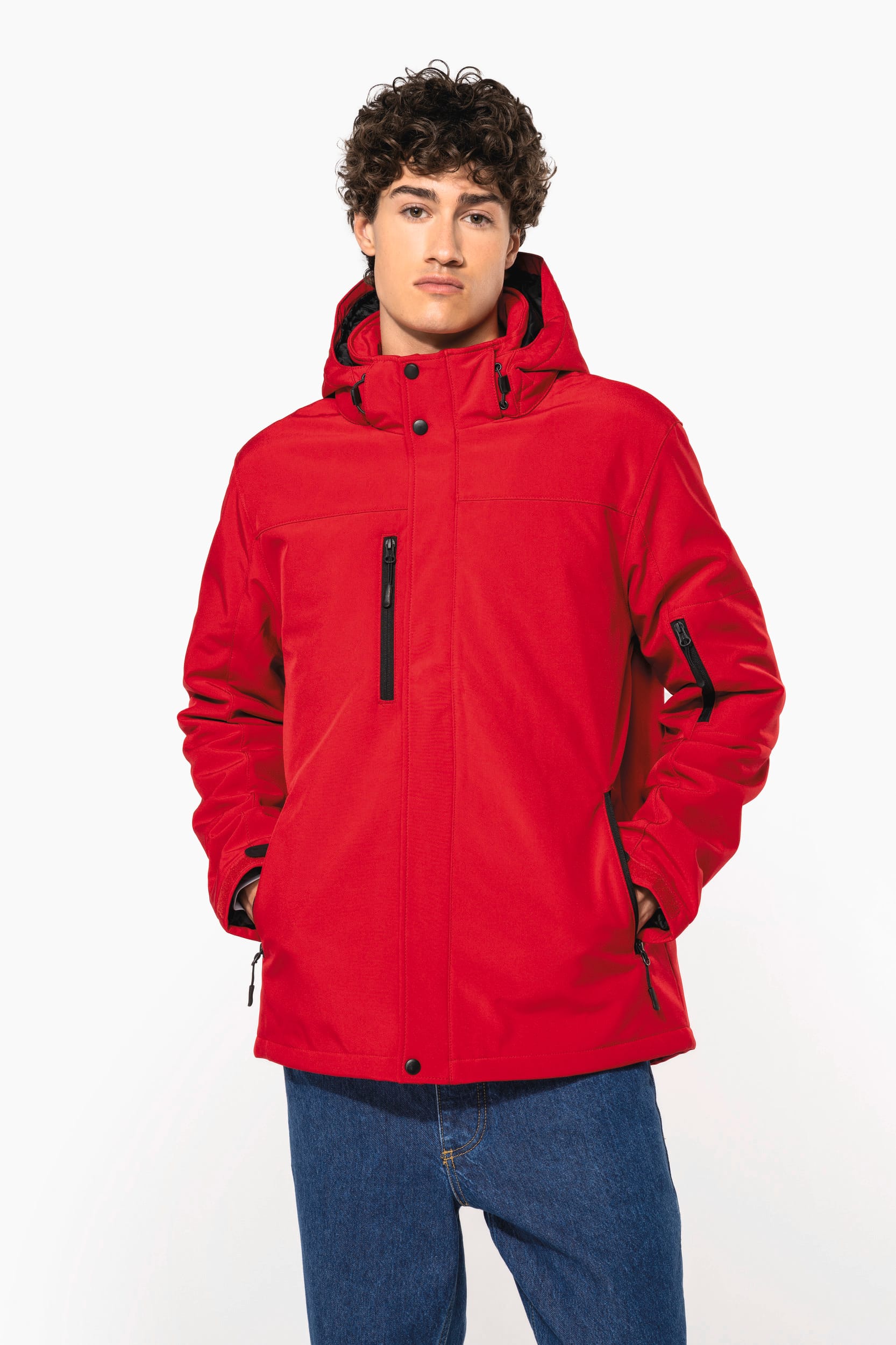 K650 | Parka softshell doublée capuche homme