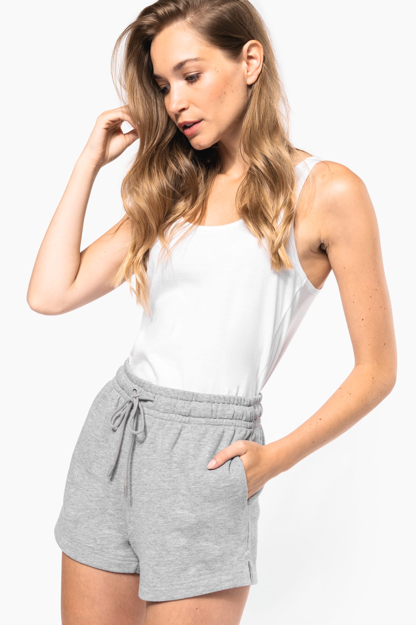 K799 | Short écoresponsable molleton non gratté femme