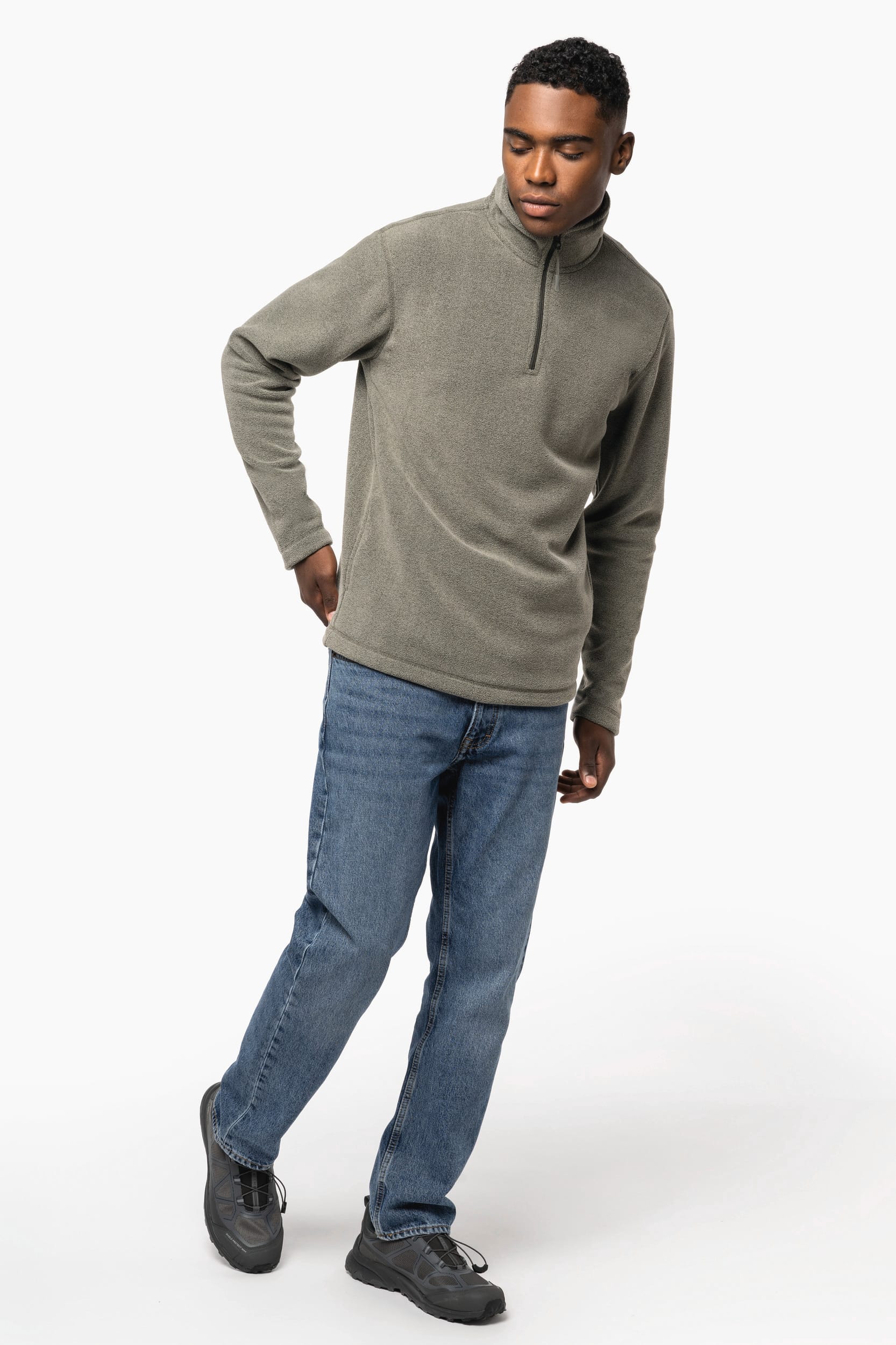 ＊kariko＊　0913 Kari Full Zip Fleece - Sea