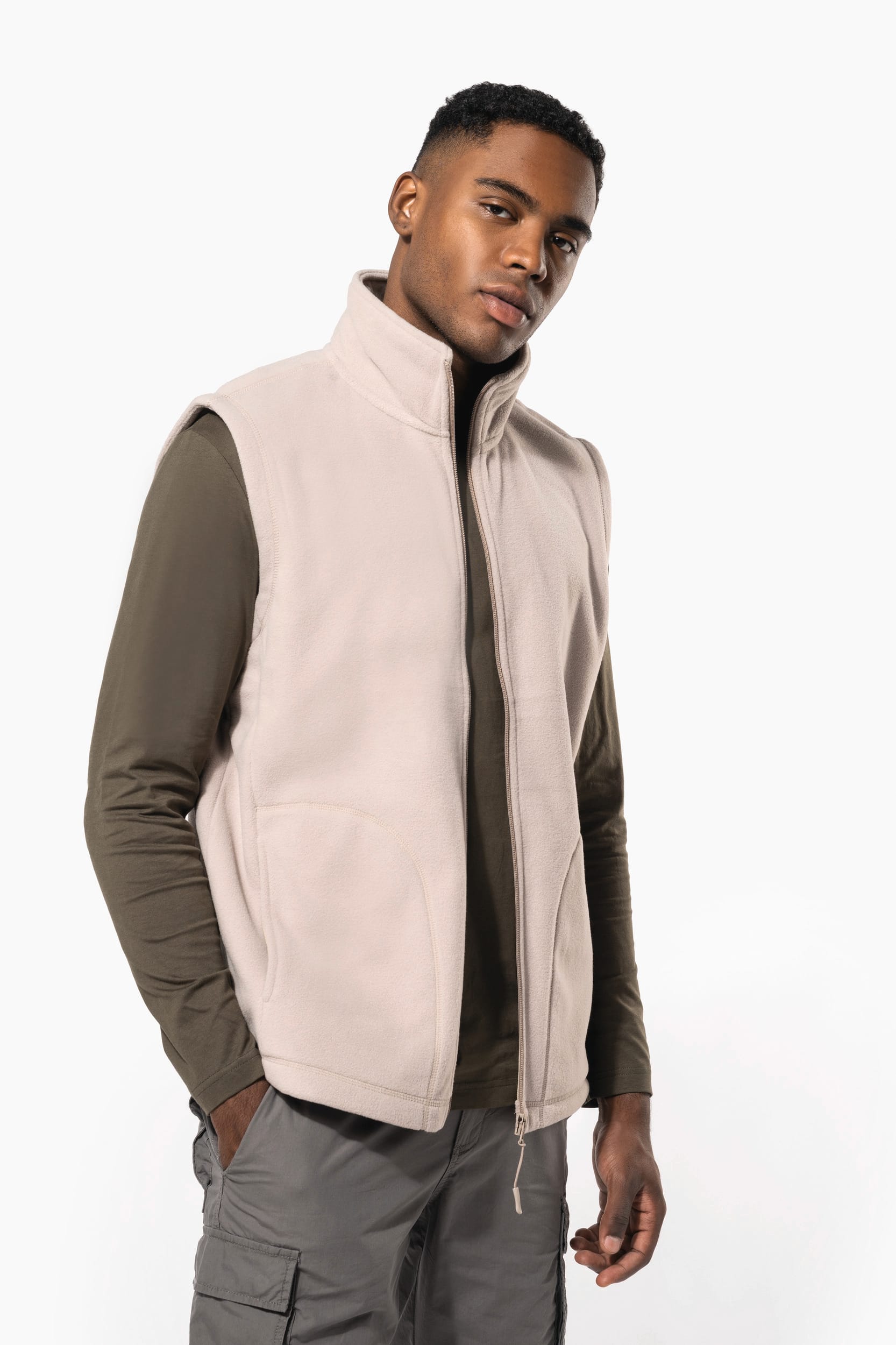 K913 | Bodywarmer micropolaire homme