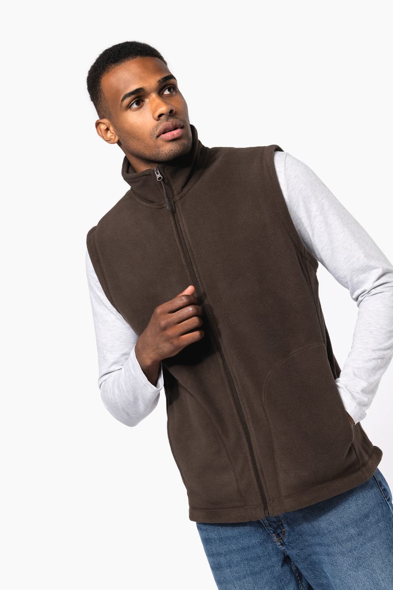 kariban Bodywarmer micropolaire homme