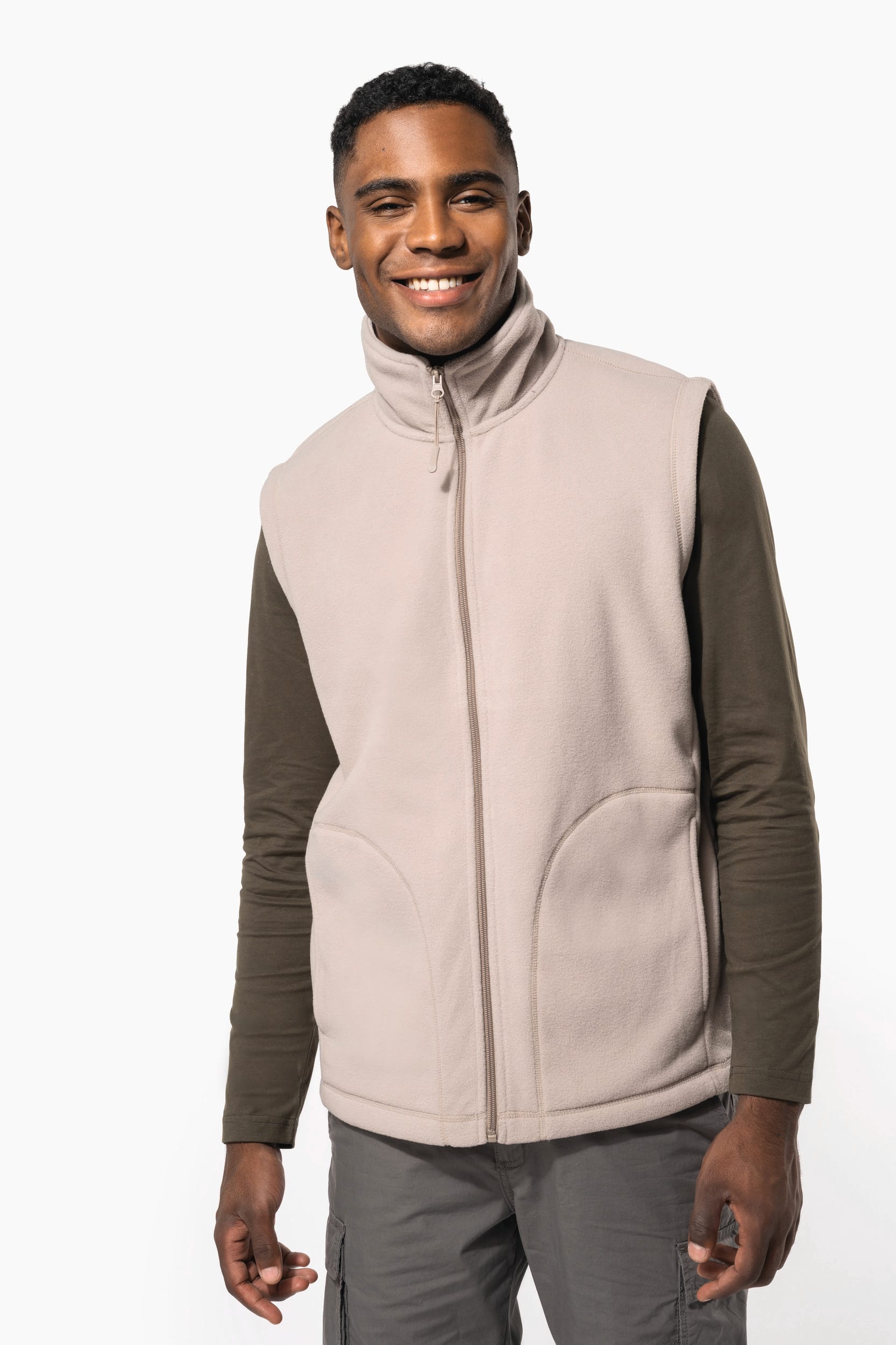 K913 | Bodywarmer micropolaire homme