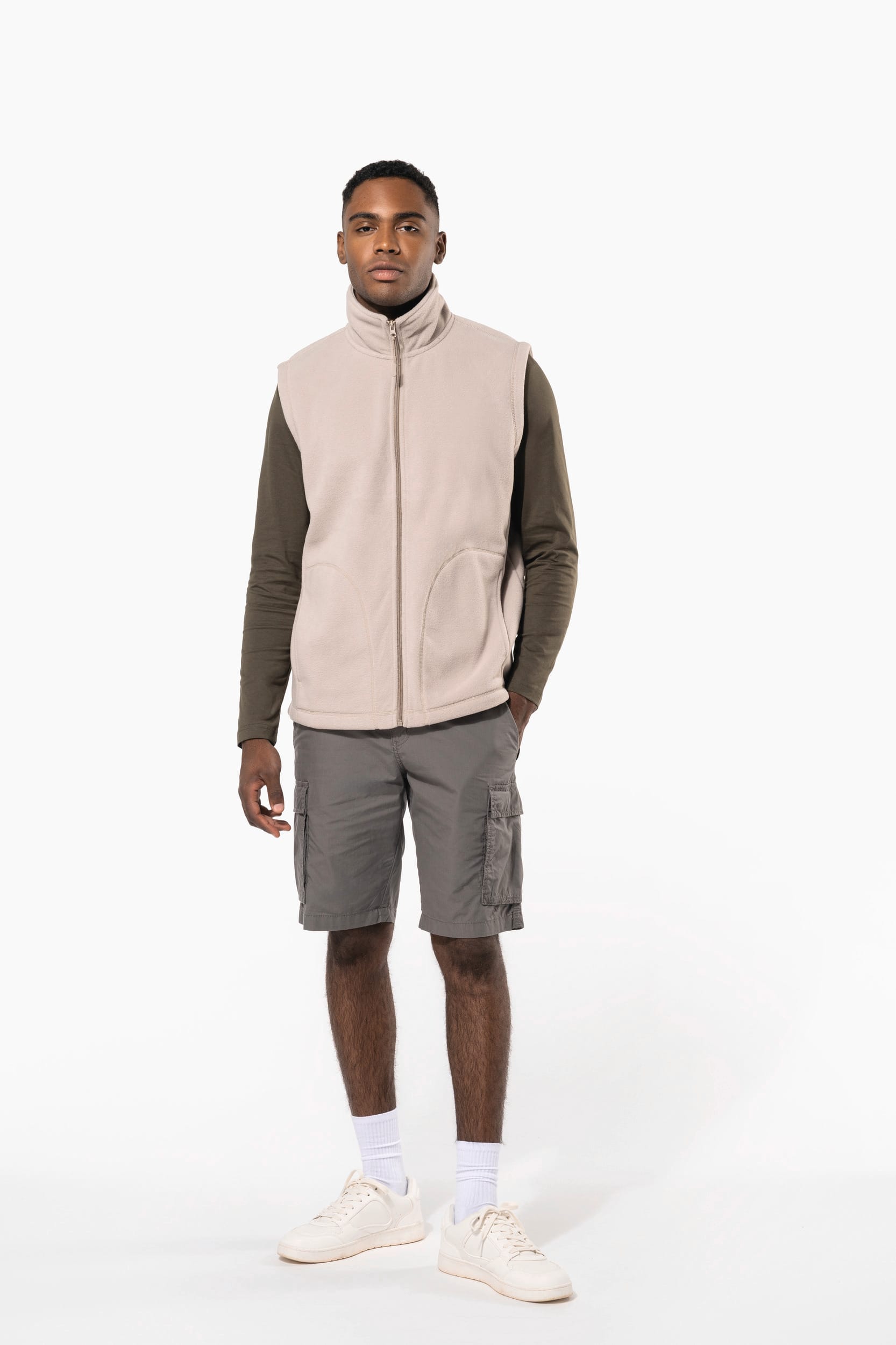 K913 | Bodywarmer micropolaire homme