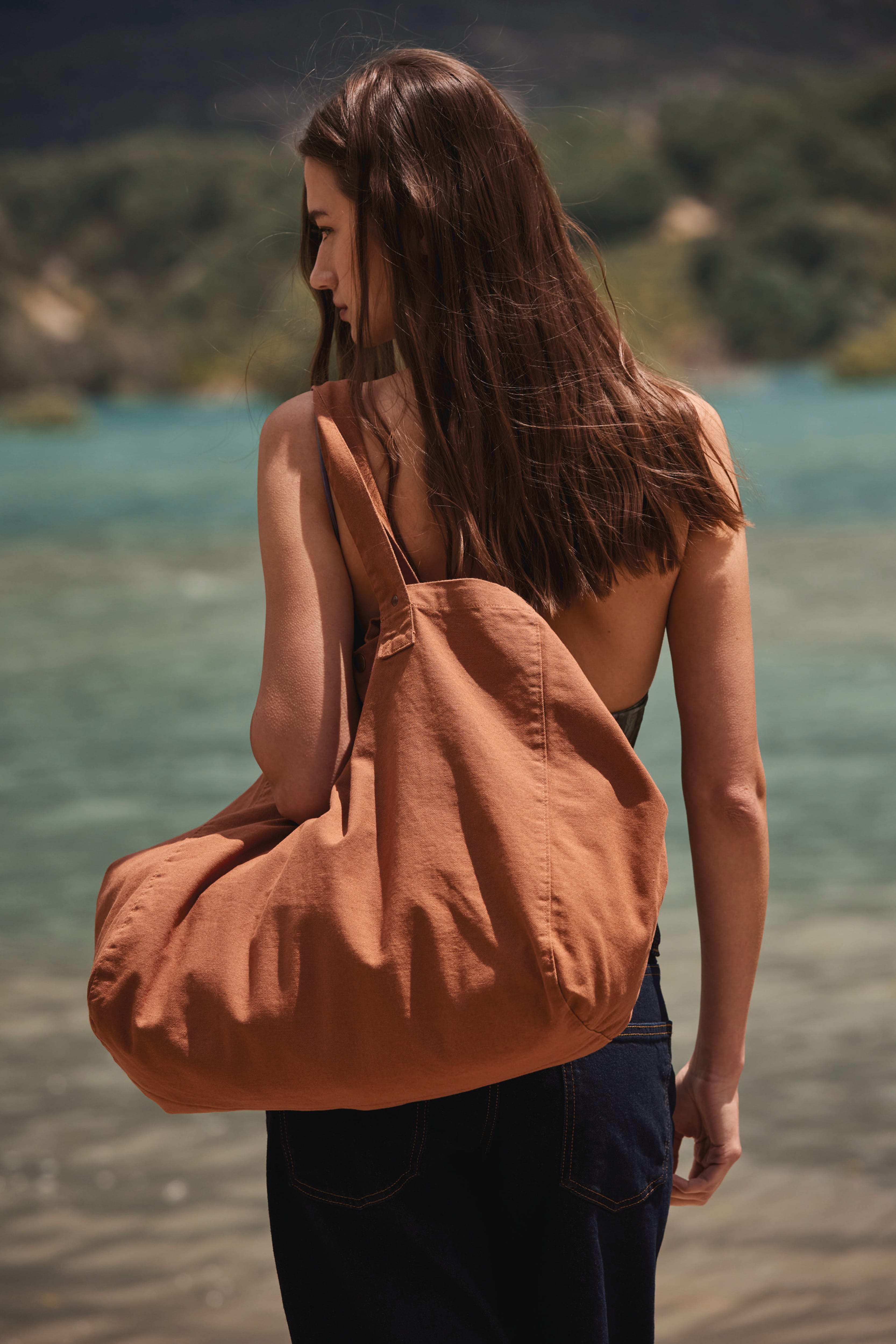 Urban Backwoods Sac De Courses Vintage Réutilisable En Coton Motif