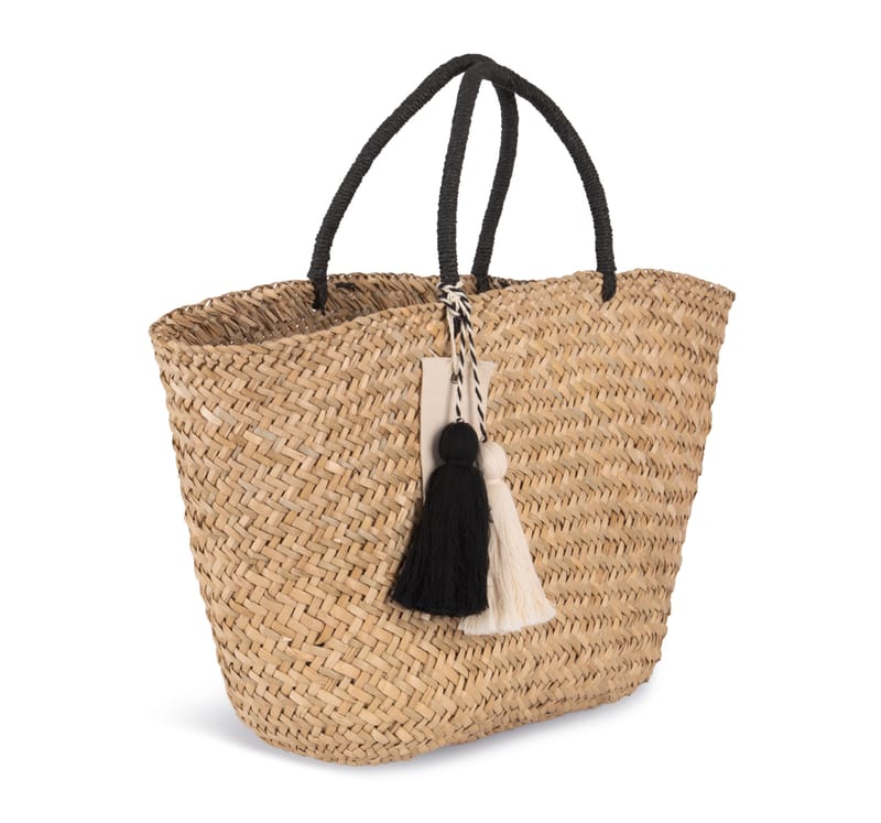 kariban Panier shopping en paille