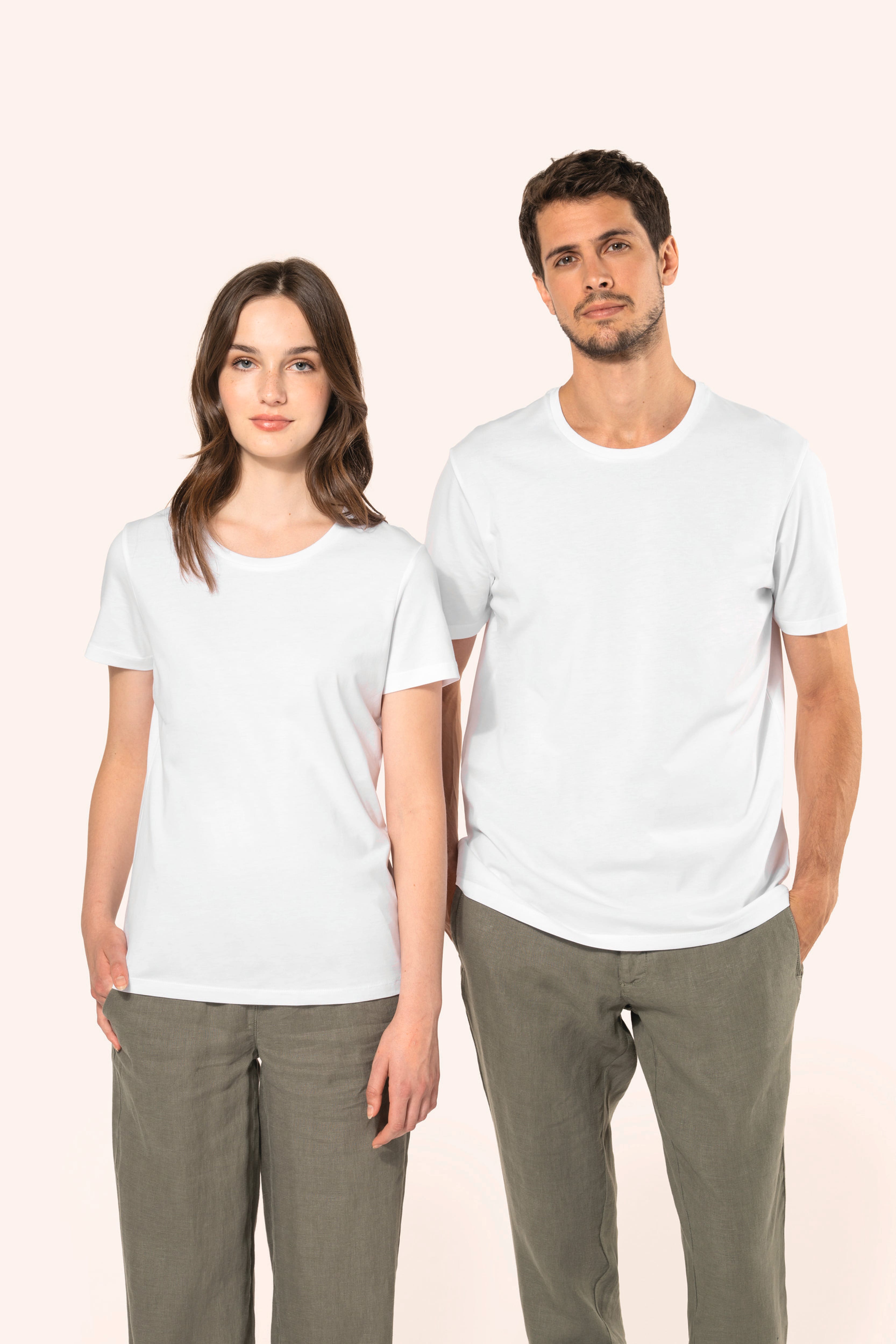 T-shirt blanc floqué en coton G-Star pour homme | Destock Jeans