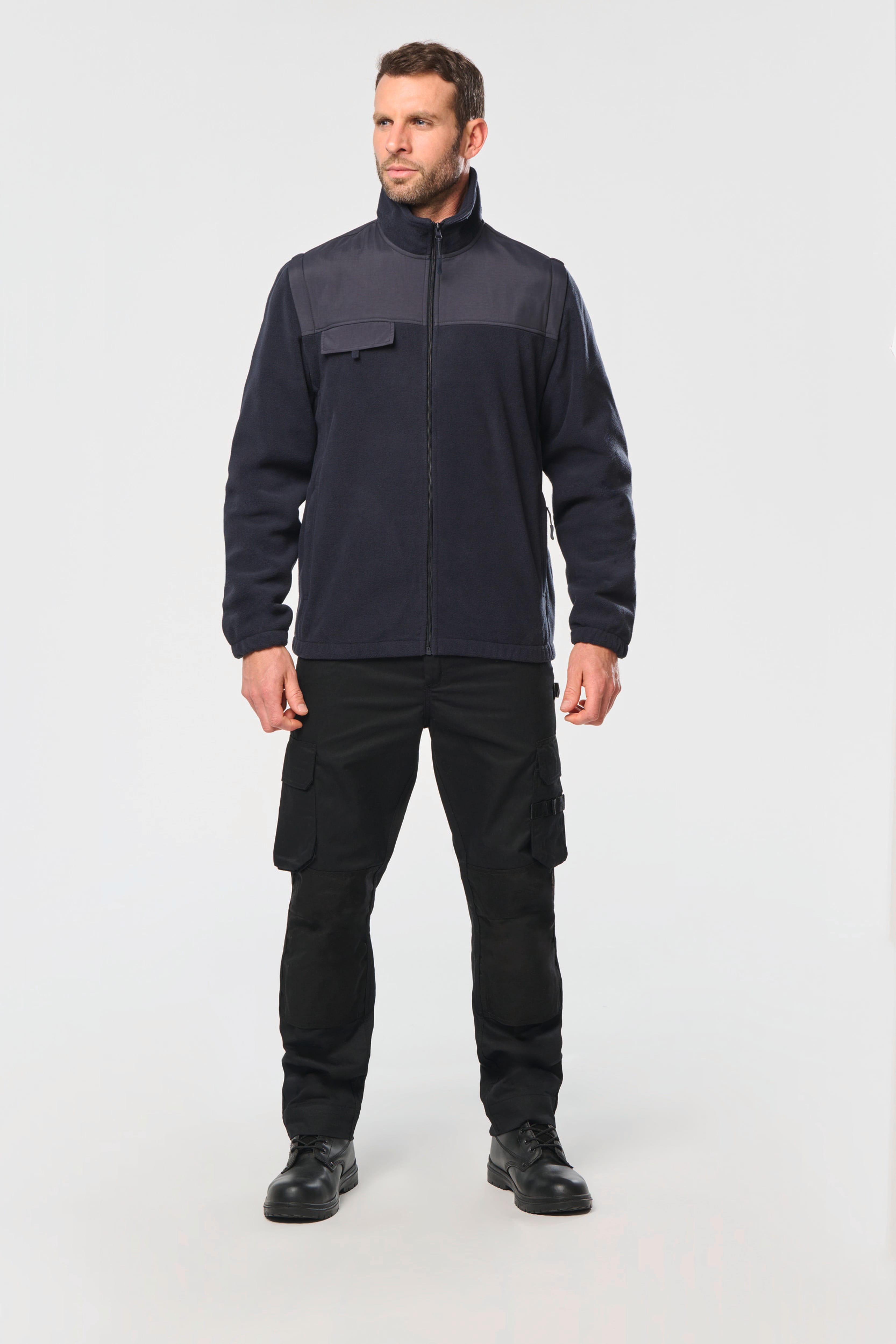 Veste Polaire Homme Sol’s Nova – Micro Polaire Douce Anti-Bouloche Avec Zip Contrasté Et Col Montant